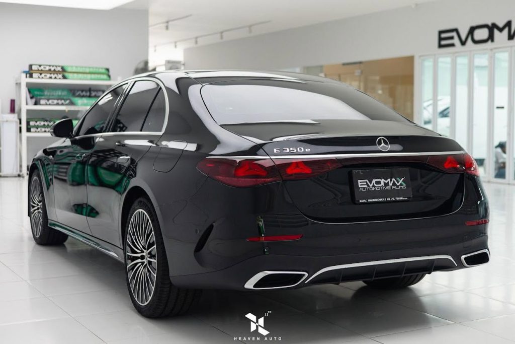 ติดฟิล์มใสกันรอย Benz E350e EVOMAX PPF