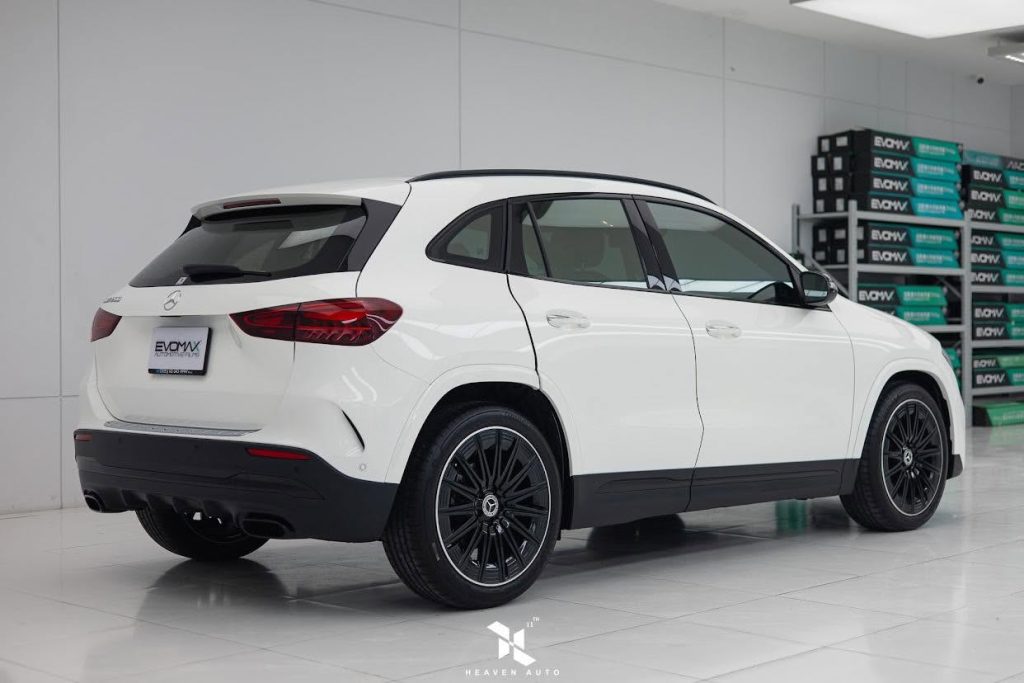 Benz GLA ผลงานเคลือบเซรามิก โดย Heaven Auto Thailand