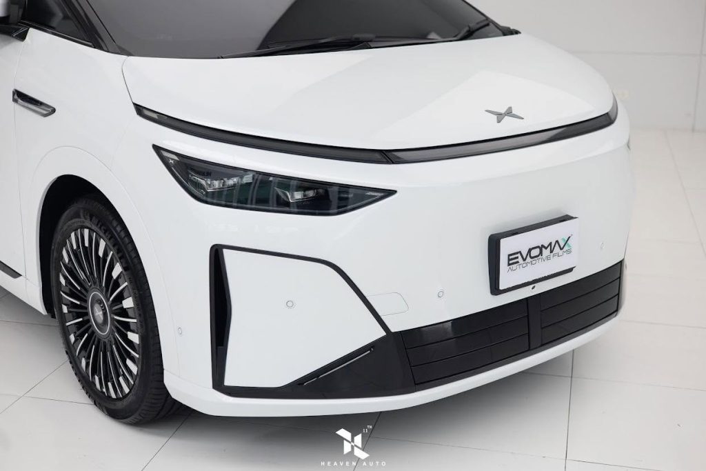 Xpeng X9 ผลงานติดฟิล์มใสกันรอย โดย Heaven Auto Thailand