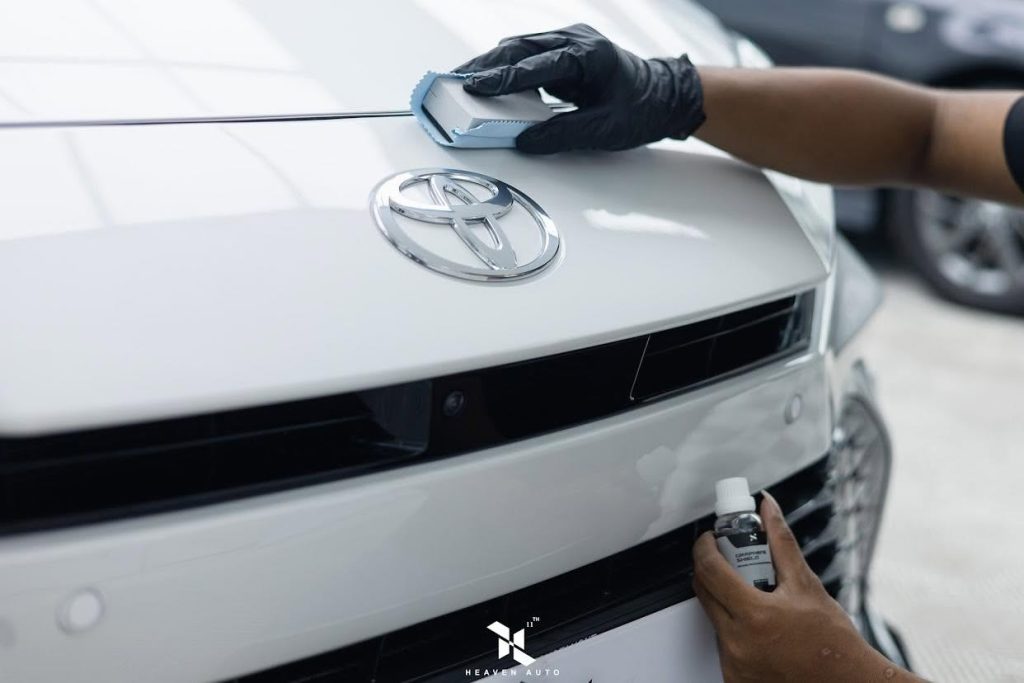 Toyota Camry ผลงานเคลือบเซรามิก โดย Heaven Auto Thailand